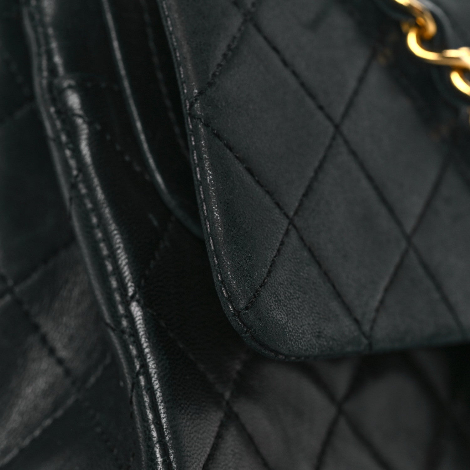 Chanel Lambskin Quilted Small Double Flap Black 13 of 17