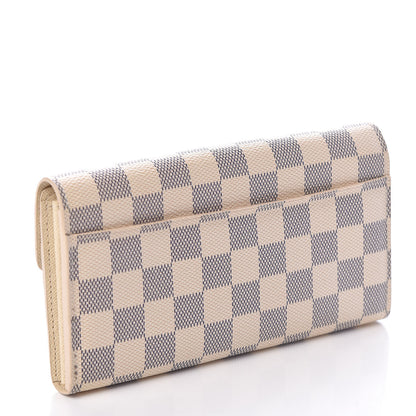 Louis Vuitton Damier Azur Sarah Wallet NM 3 of 6
