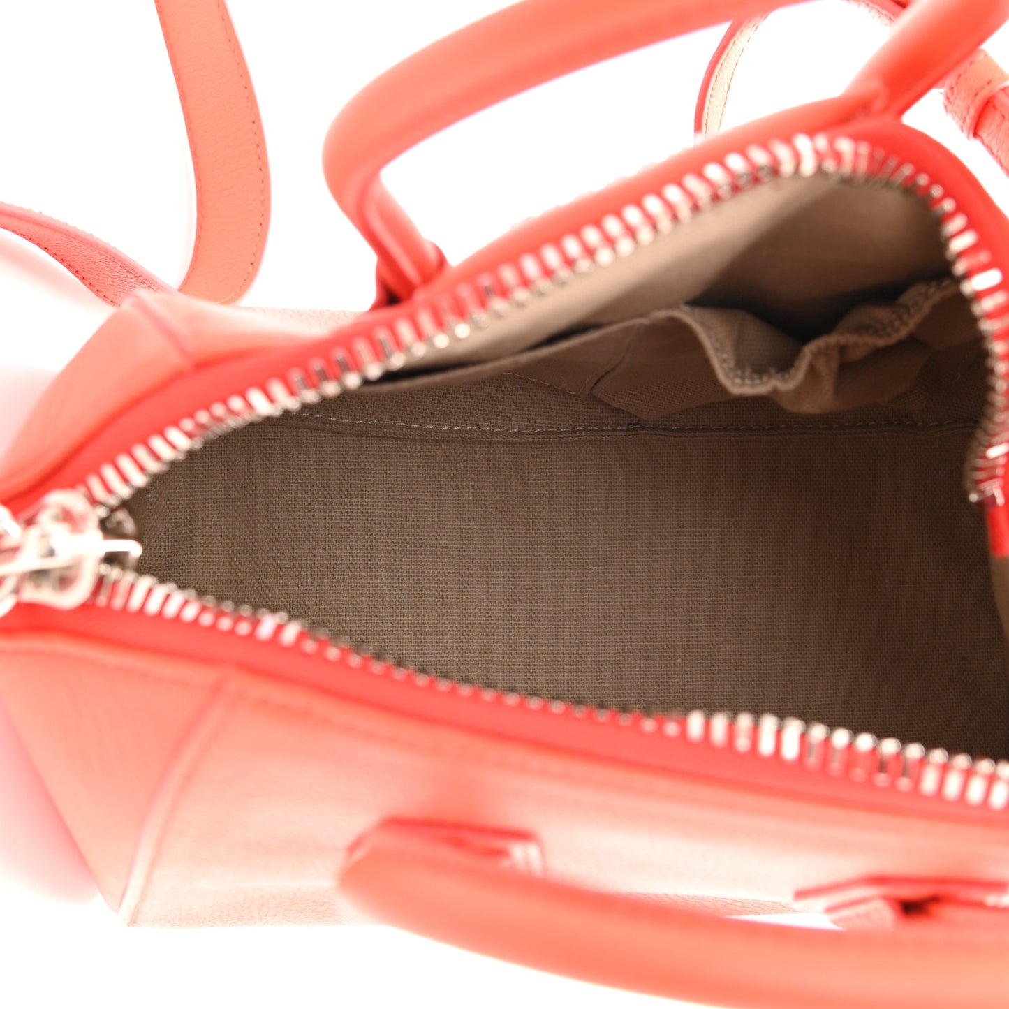 Sugar Goatskin Mini Antigona Burnt Orange