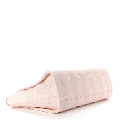 Chanel Mixed Fibers Striped Small Deauville Tote Light Pink 4 of 10