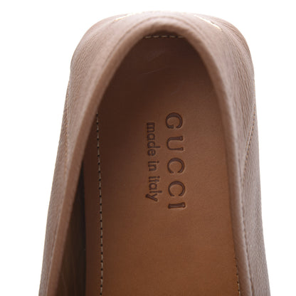 Gucci Calfskin Mens Web Sylvie Web Buckle Driver Loafers 11 Brown 7 of 9