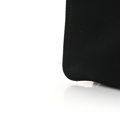 Fendi Nylon Vitello Cover Logo Embossed Mini Peekaboo I SEE U Satchel Black White 15 of 17