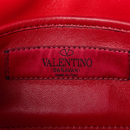 Valentino Garavani Lambskin Small Rockstud Spike Shoulder Bag Red 6 of 10