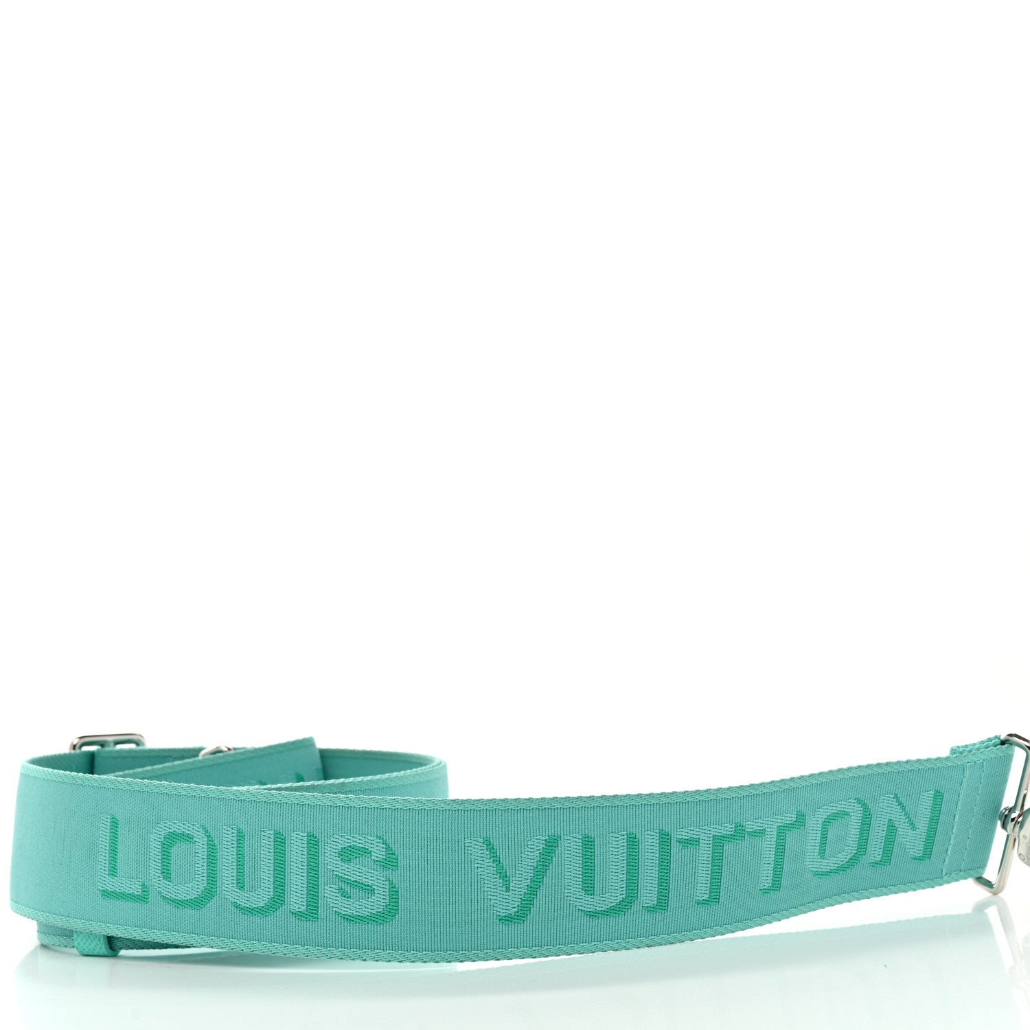 Louis Vuitton Nylon Adjustable Shoulder Strap Turquoise 3 of 4