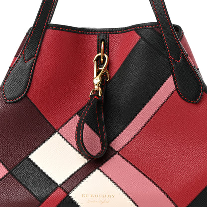 Burberry Grainy Calfskin Patchwork Medium Honeybrook Tote Pink Multicolor 7 of 11
