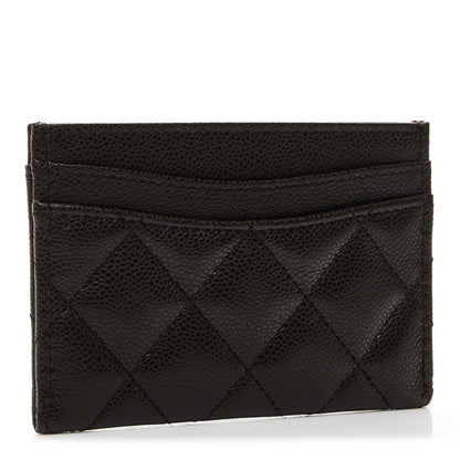 Chanel Caviar Quilted Card Holder Dark Brown 6 of 18