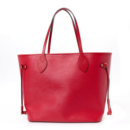 Louis Vuitton Epi Monogram Neverfull MM Castillan Red 1 of 12