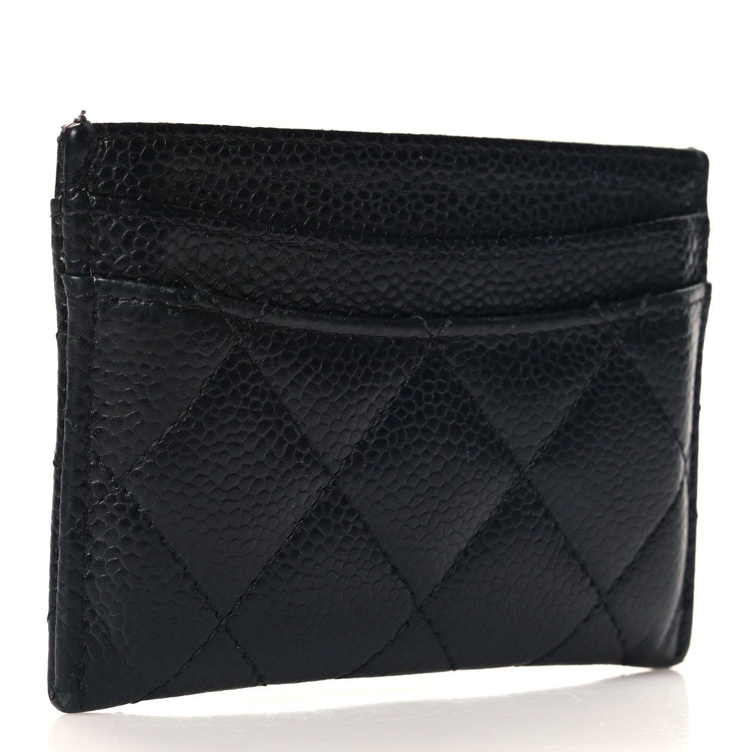 Chanel Caviar Quilted Card Holder Black 3 of 10