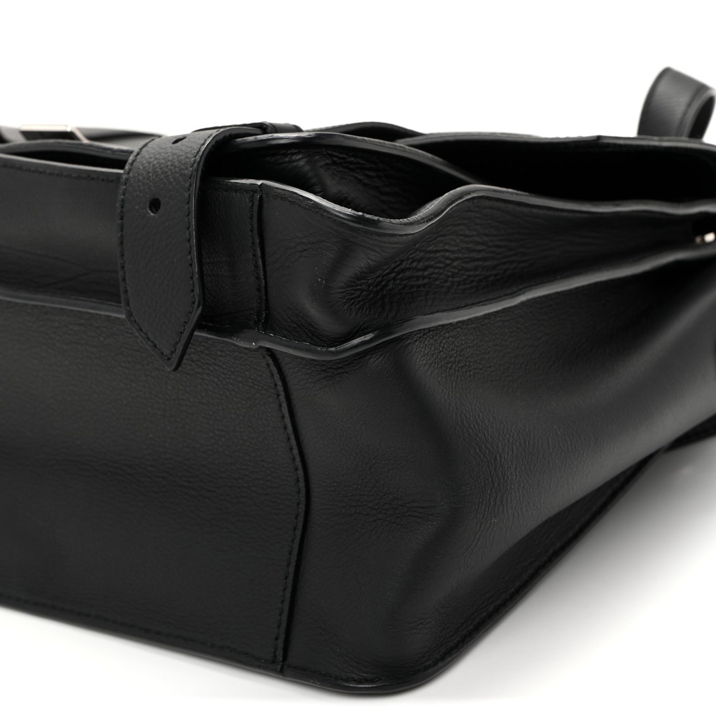 Soft Grainy Calfskin Medium PS1 Satchel Black