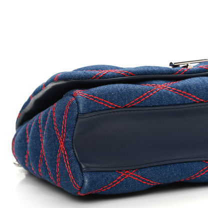 Louis Vuitton Denim Malletage GO-14 MM Denim Dark 9 of 10