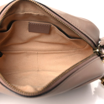 Gucci Calfskin Matelasse Mini GG Marmont Chain Shoulder Bag Porcelain Rose 5 of 12