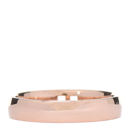 Hermes 18K Rose Gold Diamond Ever Herakles Wedding Band Ring 51 5.75 3 of 5