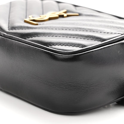 Saint Laurent Calfskin Matelasse Monogram Lou Belt Bag Black 9 of 9