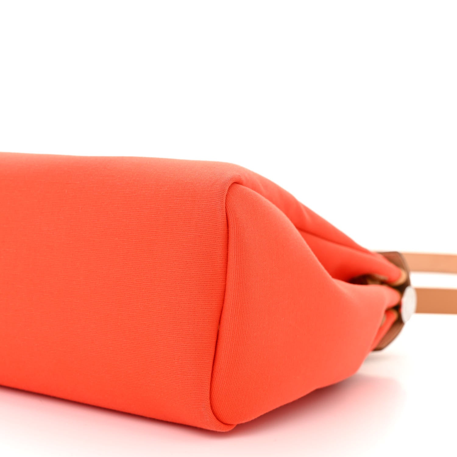 Hermes Vache Hunter Toile Herbag Zip Retourne 31 PM Capucine Fauve 11 of 12