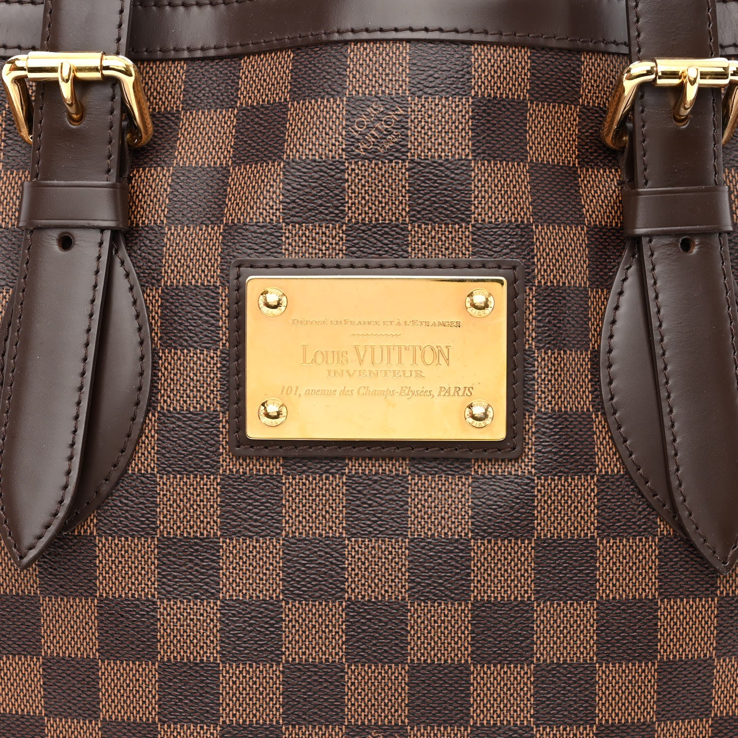 Louis Vuitton Damier Ebene Hampstead MM 8 of 11