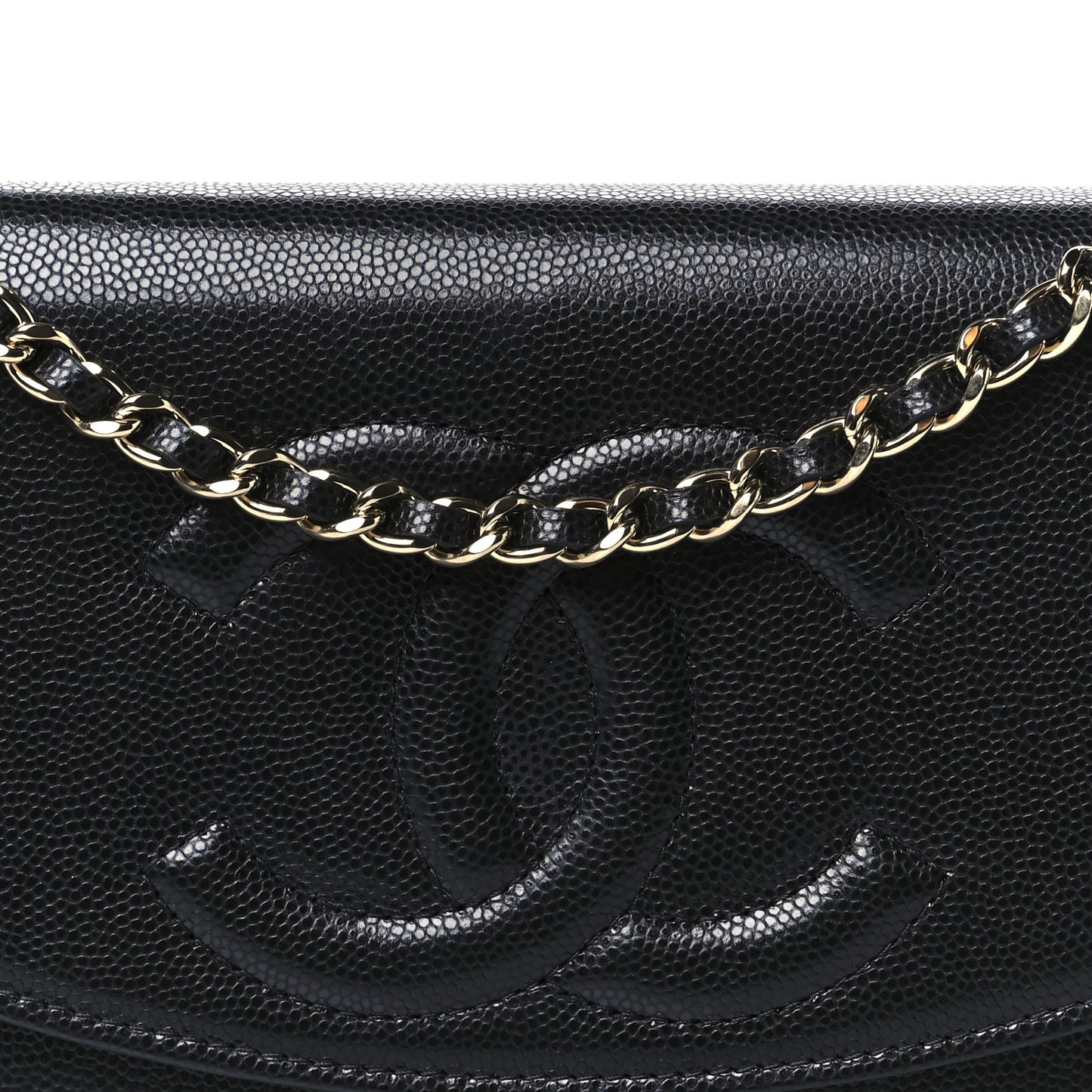 Caviar Timeless CC Wallet on Chain WOC Black