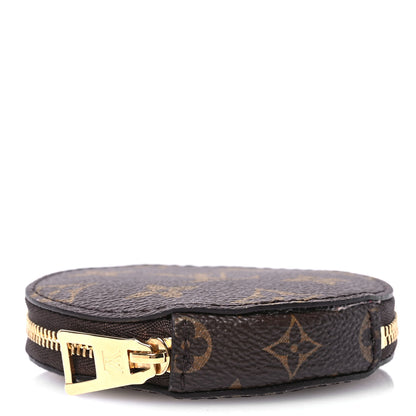 Louis Vuitton Monogram OnTheGo East West Round Coin Purse Red 4 of 6
