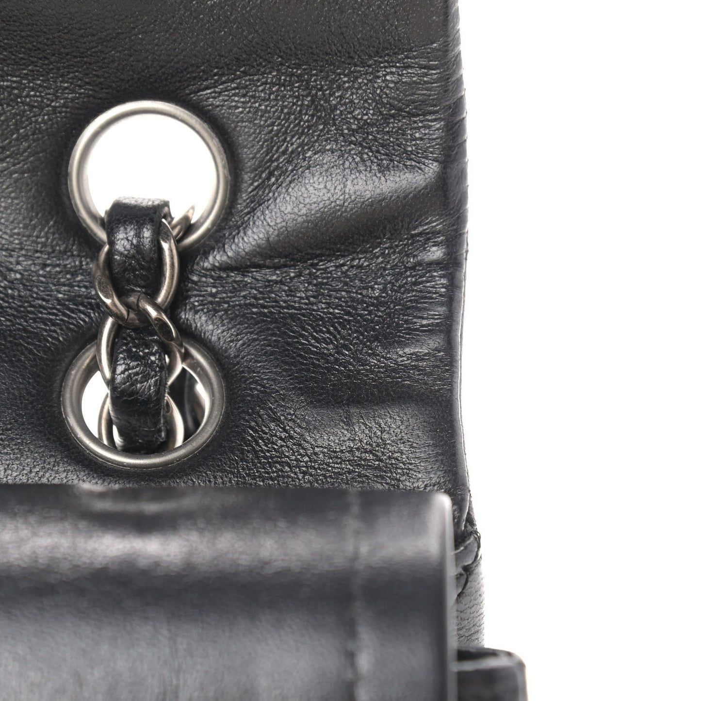 Aged Calfskin Quilted 2.55 Reissue 225 Flap Black