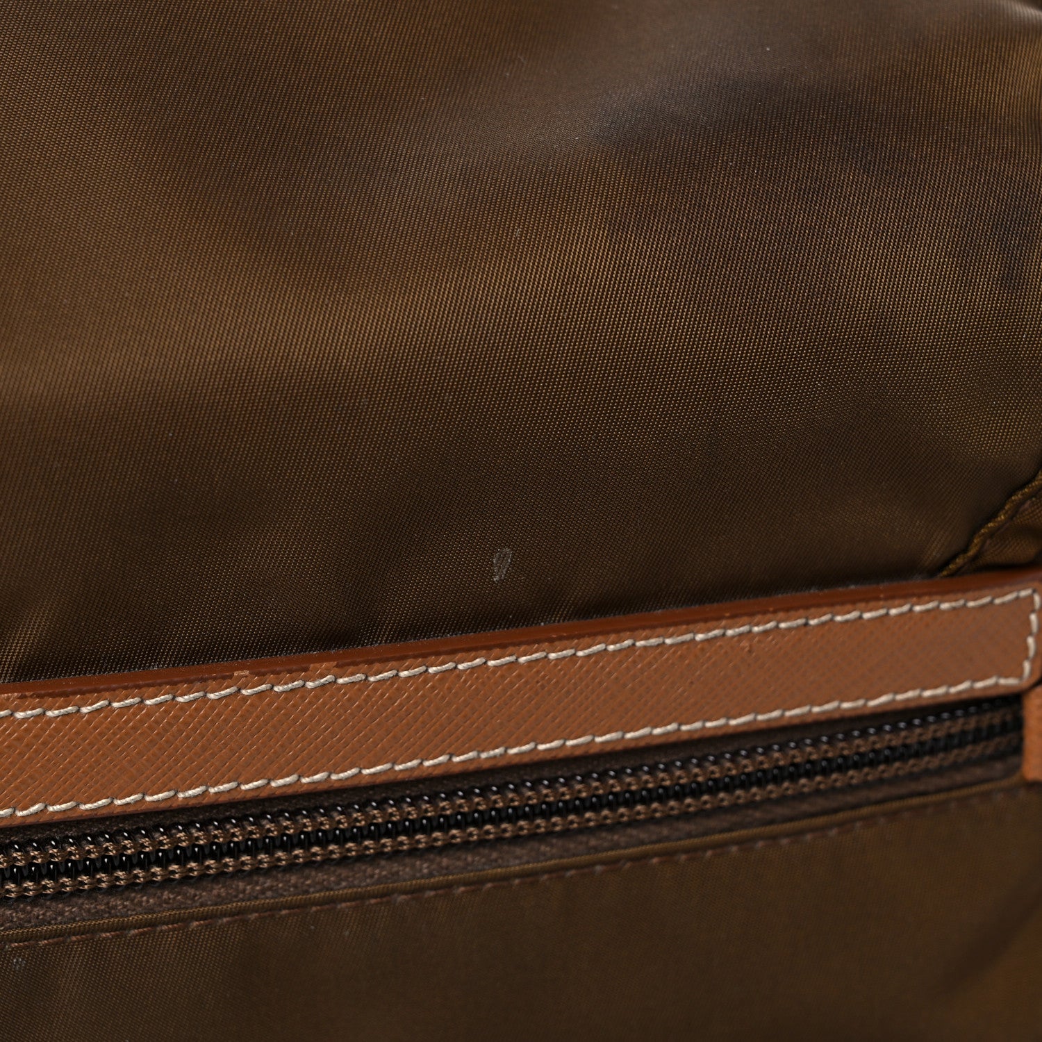 Prada Tessuto Nylon Messenger Bag Bruciato 12 of 12