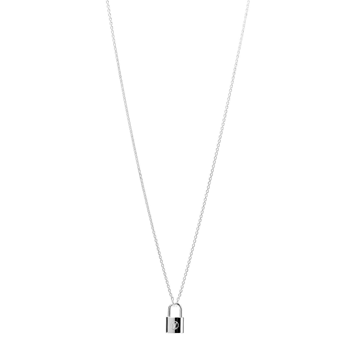 Sterling Silver Lockit Necklace