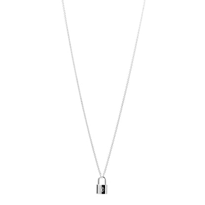 Louis Vuitton Sterling Silver Lockit Necklace 1 of 6