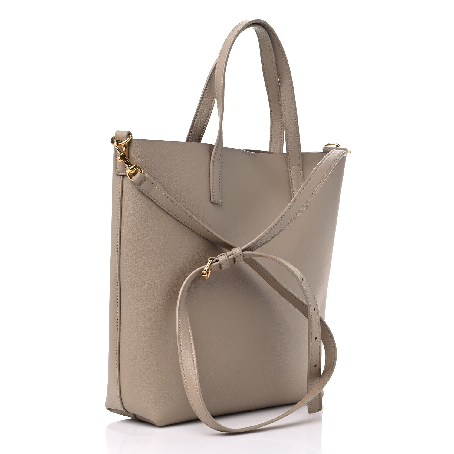 Saint Laurent Calfskin Toy Shopping Tote Nude Powder 3 of 12