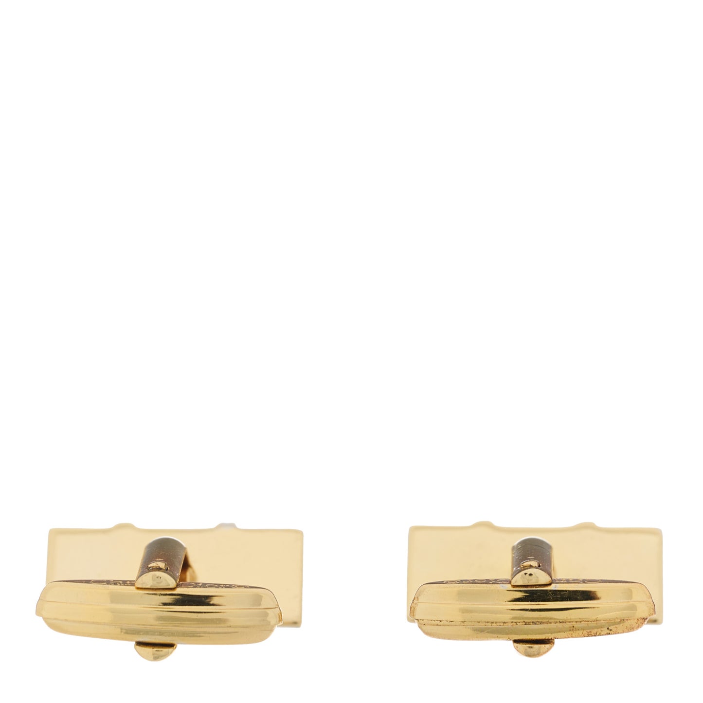 Homme Logo Cufflinks Gold Silver