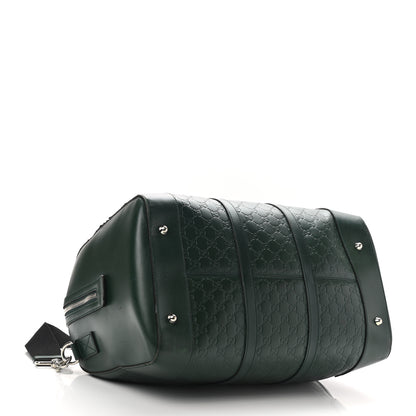 Gucci Guccissima Signature Medium Duffle Green 4 of 12