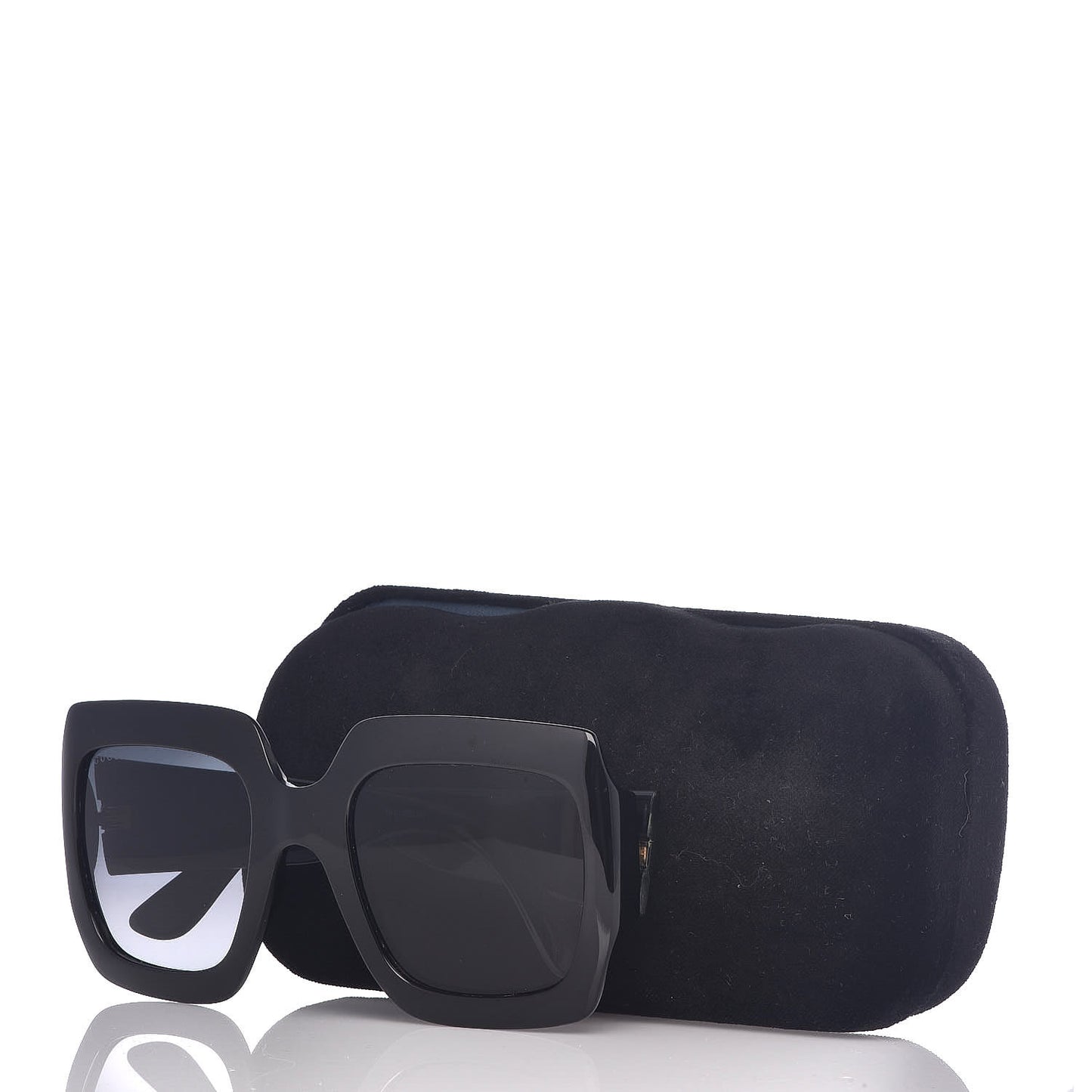 Acetate Square Frame Sunglasses GG0053S Black