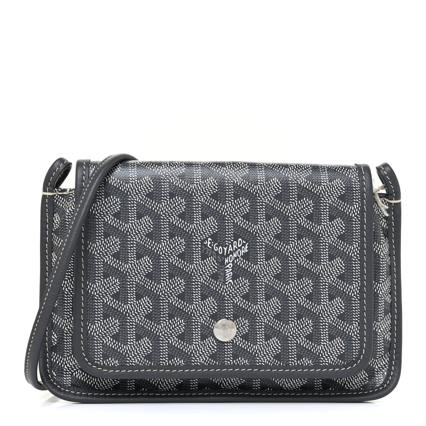 Goyardine Plumet Wallet Clutch Grey