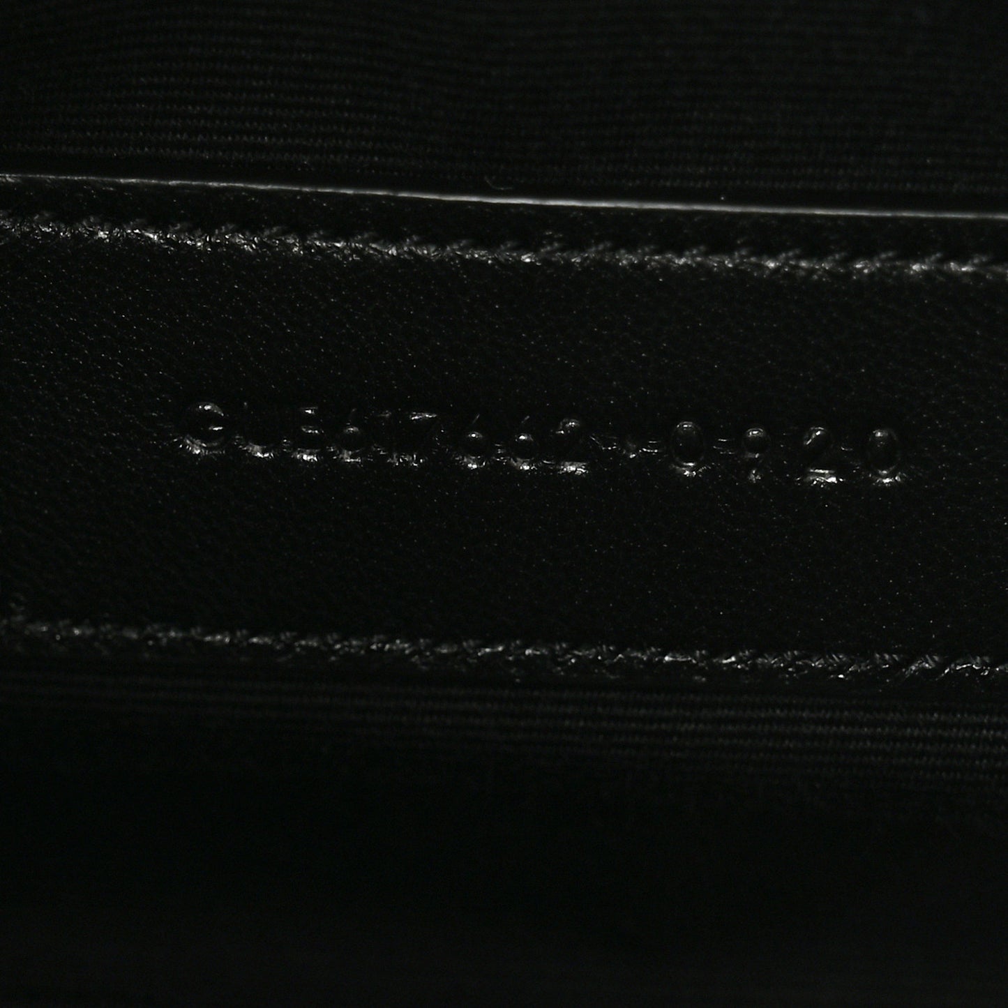 Grain De Poudre Matelasse Chevron Monogram Envelope Clutch Black