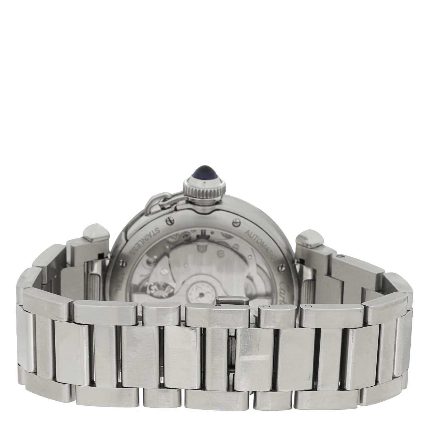 Cartier Stainless Steel 35mm Pasha C Automatic Watch Silver 3 of 4
