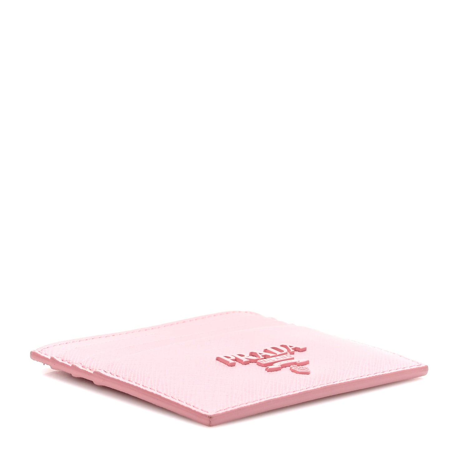 Saffiano Shine Monochrome Card Holder Peonia