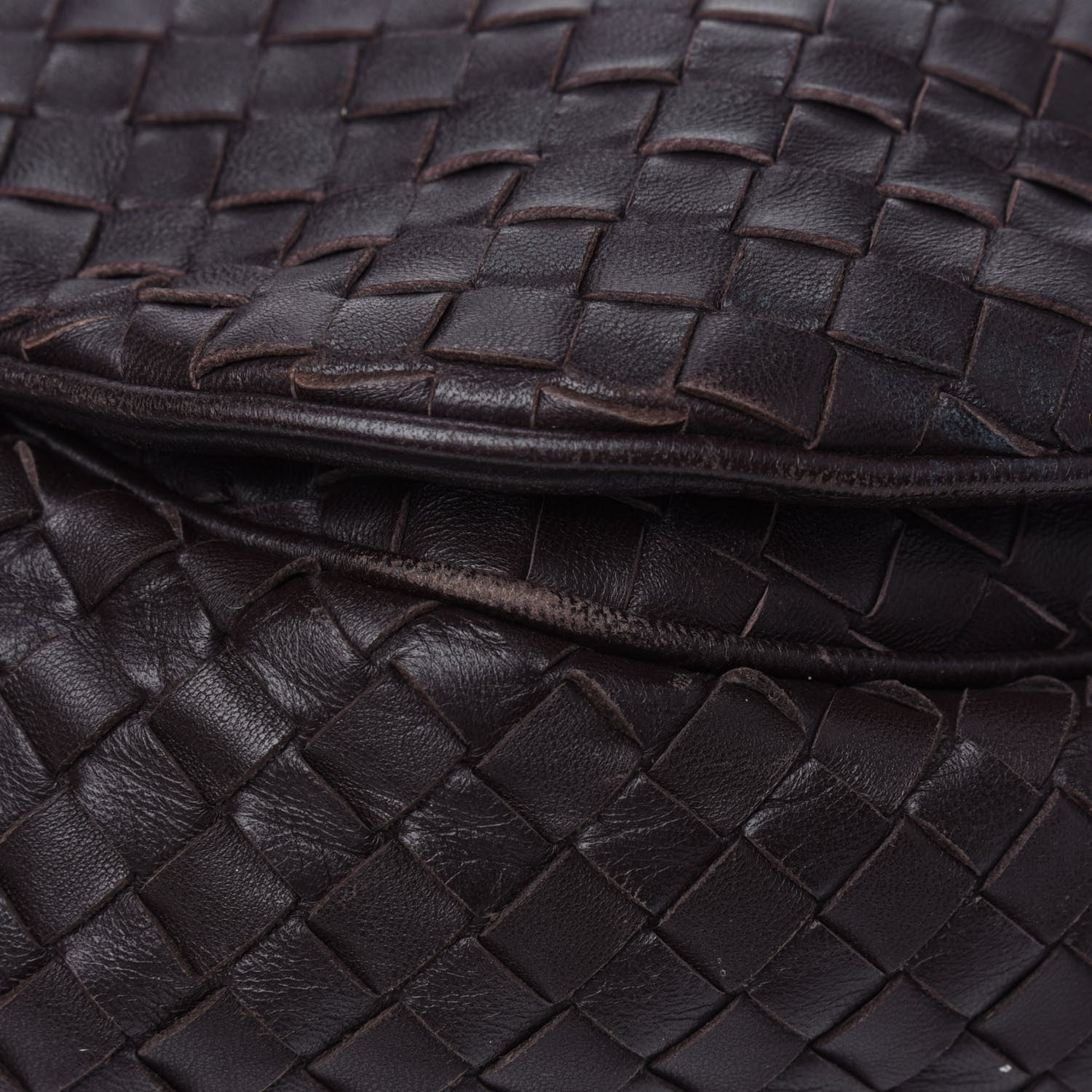 Bottega Veneta Nappa Intrecciato Shoulder Bag Ebano 5 of 5