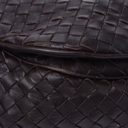 Bottega Veneta Nappa Intrecciato Shoulder Bag Ebano 5 of 5