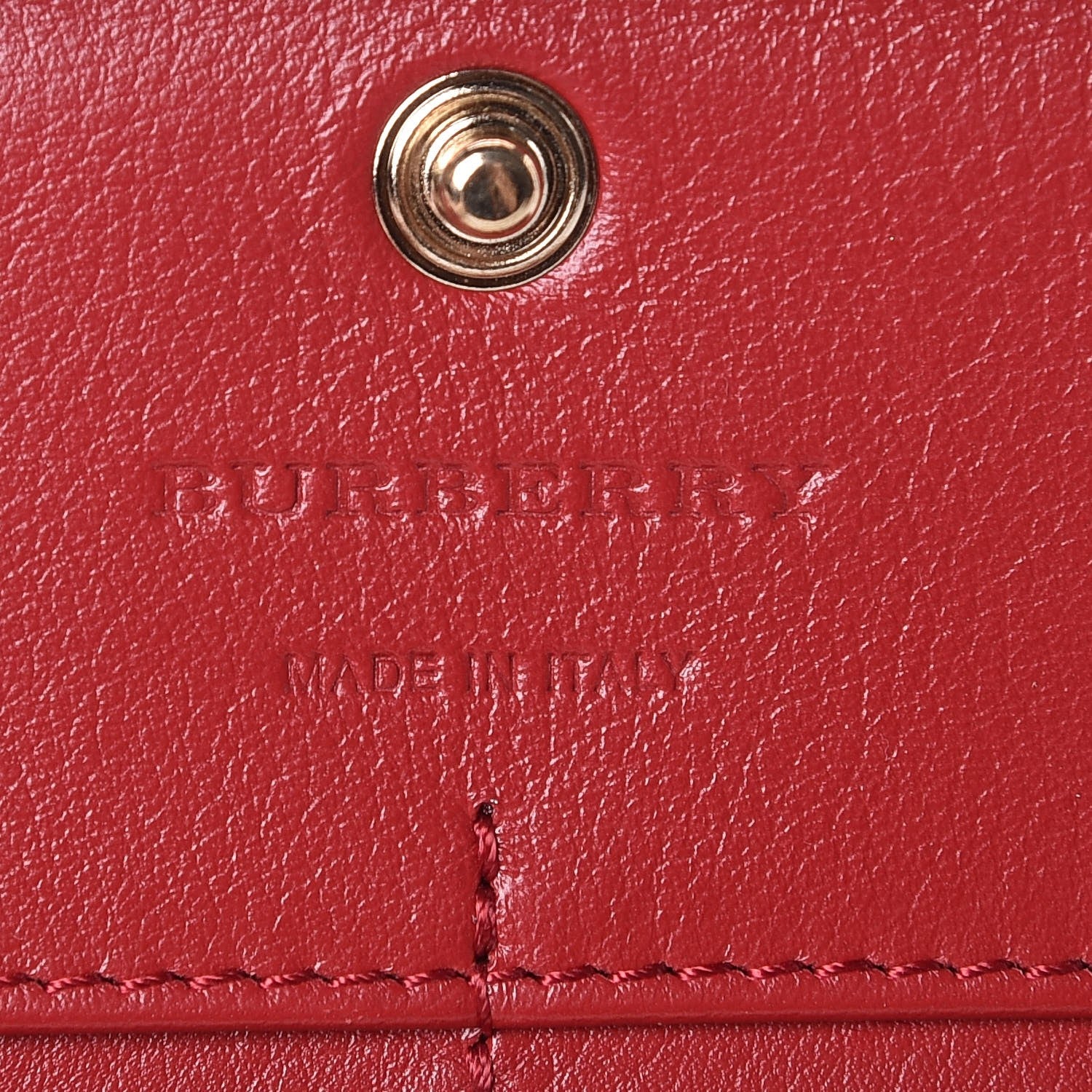 Burberry Grainy Calfskin House Check Continental Wallet Tan 6 of 9