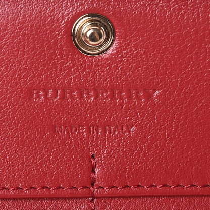 Burberry Grainy Calfskin House Check Continental Wallet Tan 6 of 9