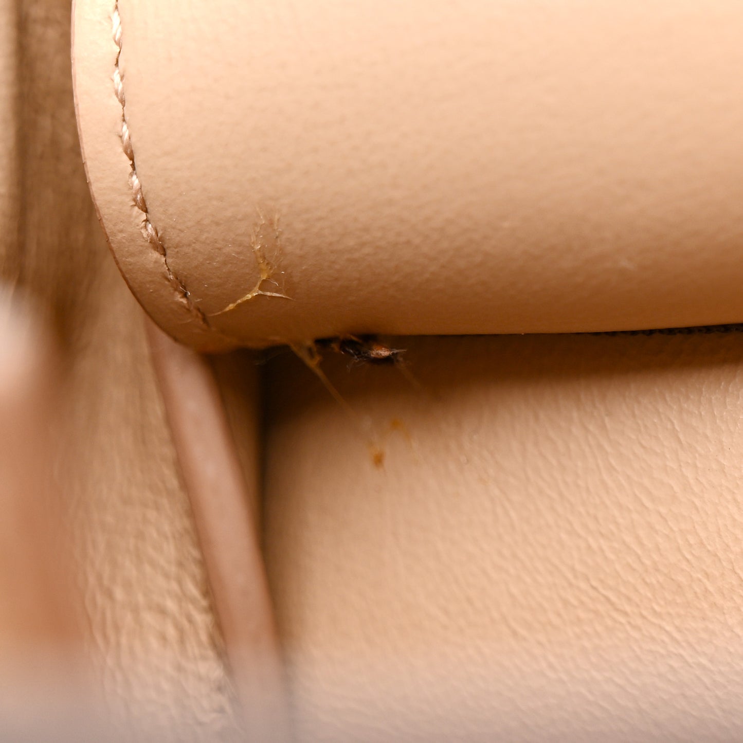 Grained Calfskin Sofia Satchel Moka