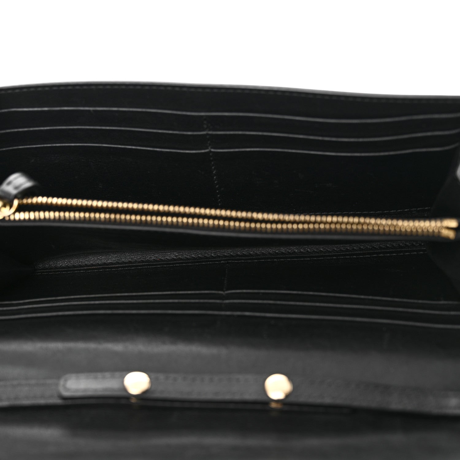 Burberry Calfskin House Check Henley Wallet On Chain Black 5 of 14