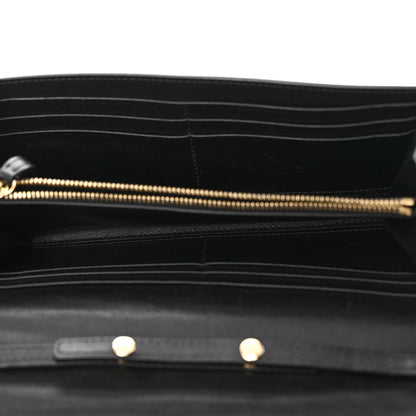 Burberry Calfskin House Check Henley Wallet On Chain Black 5 of 14