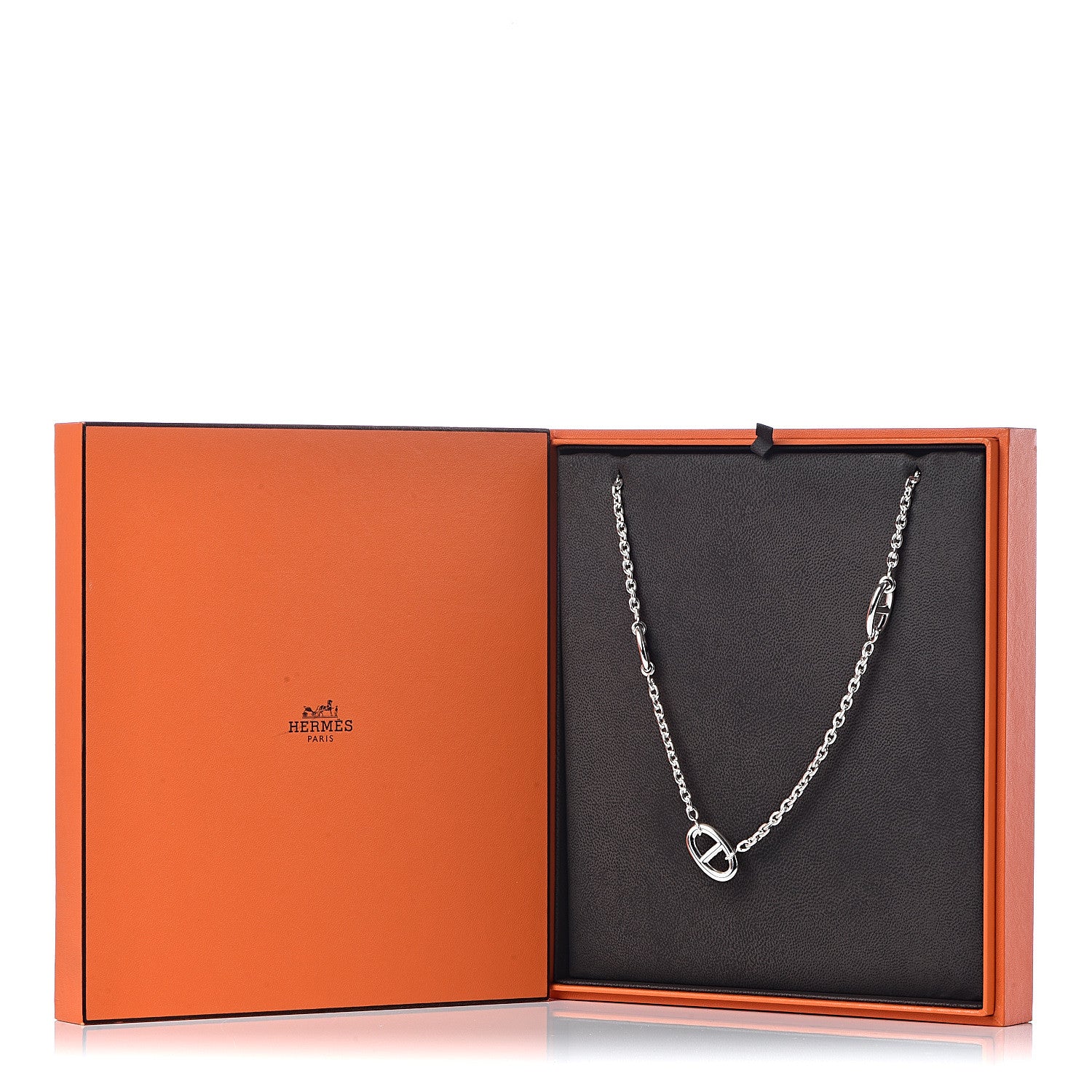 Hermes Sterling Silver Farandole Necklace 80 6 of 6