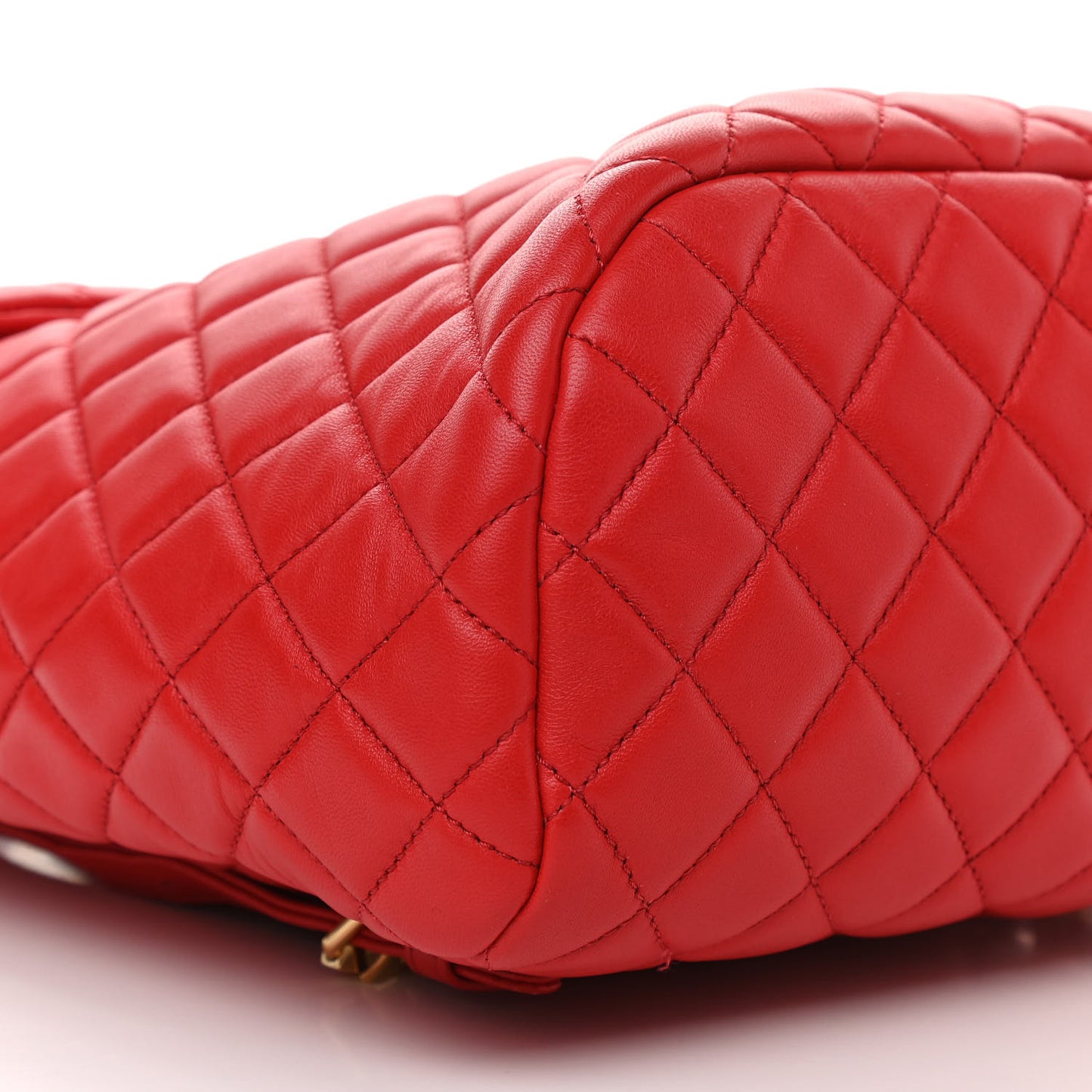 Calfskin Quilted Small Urban Spirit Backpack Red