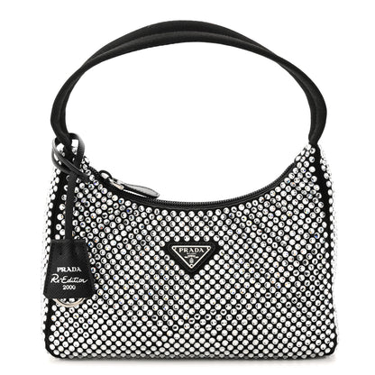 Prada Satin Crystal Mini Re-Edition 2000 Bag Cristal 1 of 12