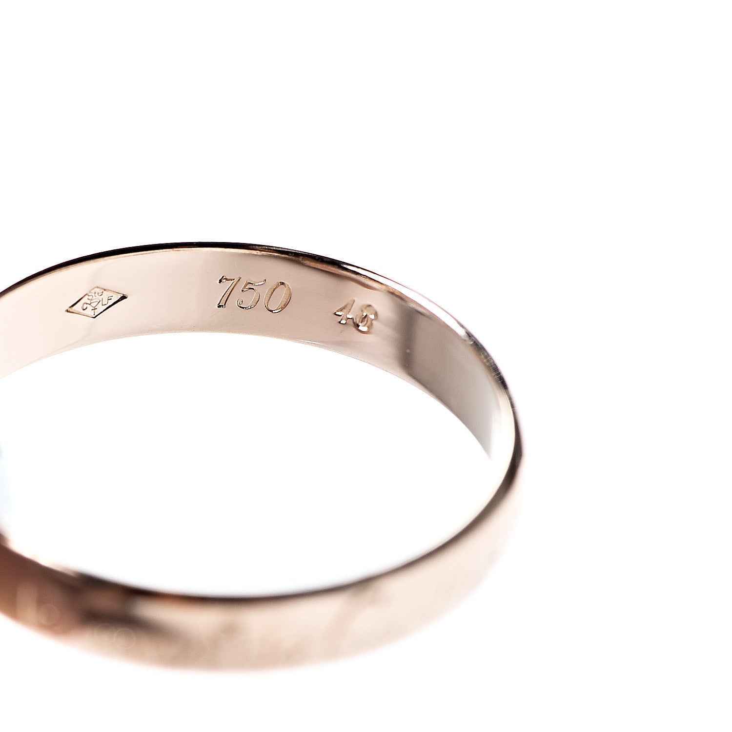 Cartier 18K Pink Yellow White Gold Classic Les Must De Trinity Ring 48 4.5 3 of 4