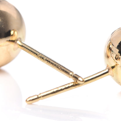 Tiffany 18K Yellow Gold 8mm HardWear Ball Earrings 5 of 5