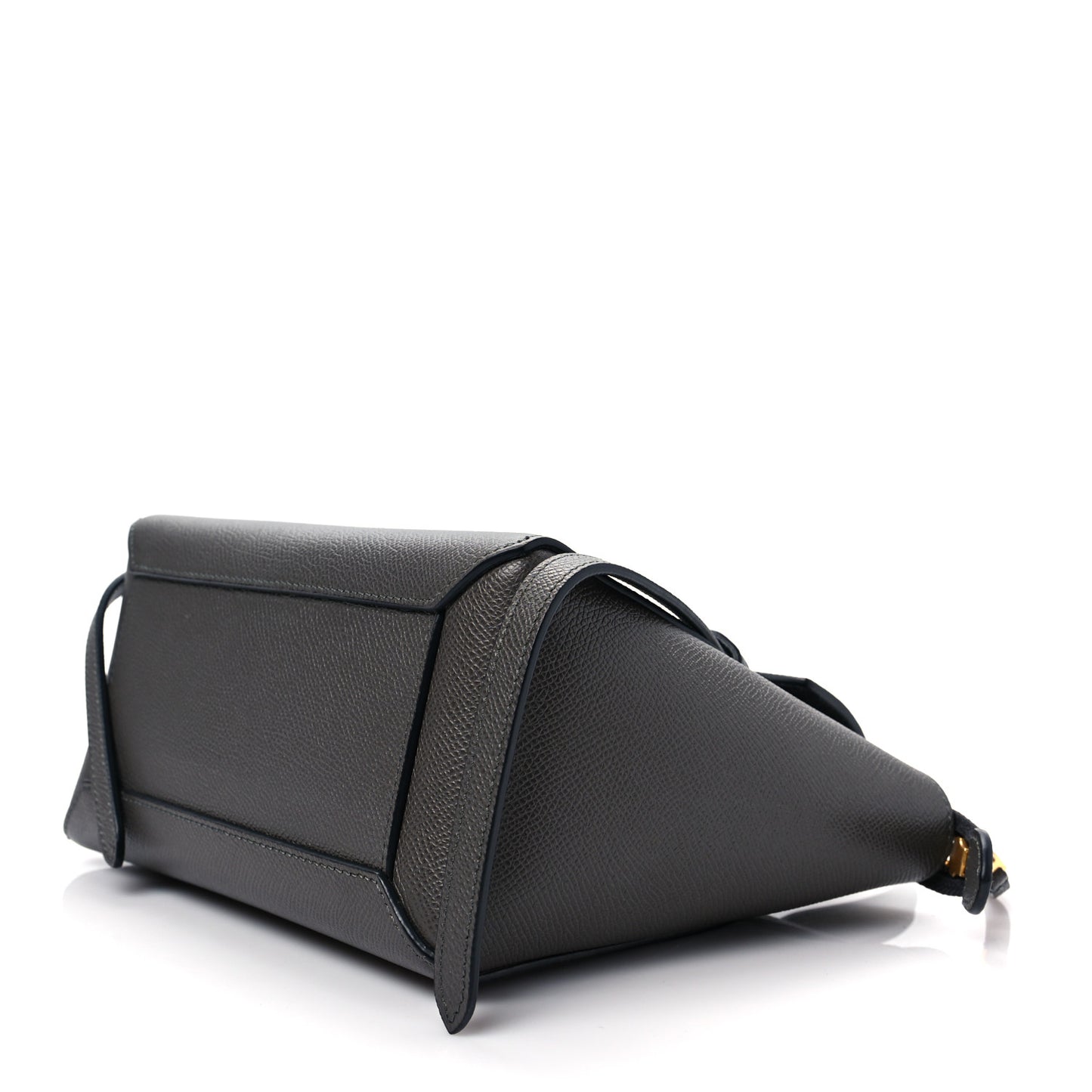 Grained Calfskin Nano Belt Bag Grey