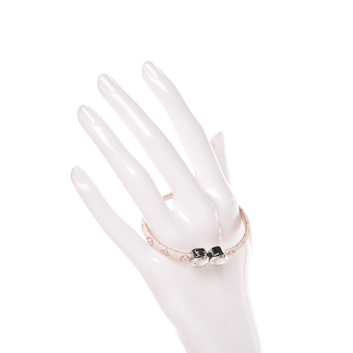 Louis Vuitton Monogram Mini Historic Bracelet 17 White 2 of 8