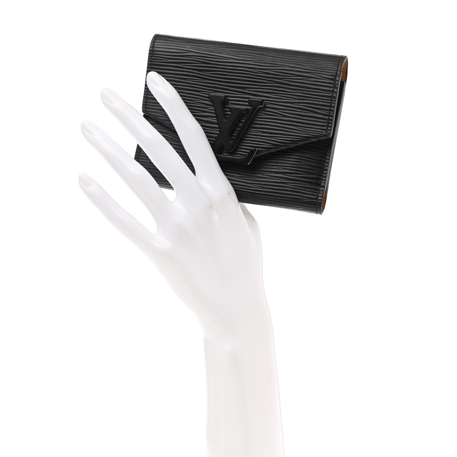 Louis Vuitton Epi Grenelle Compact Wallet Black 2 of 6