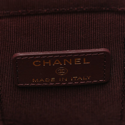 Chanel Caviar Quilted Mini Vanity Case With Chain Black 6 of 11