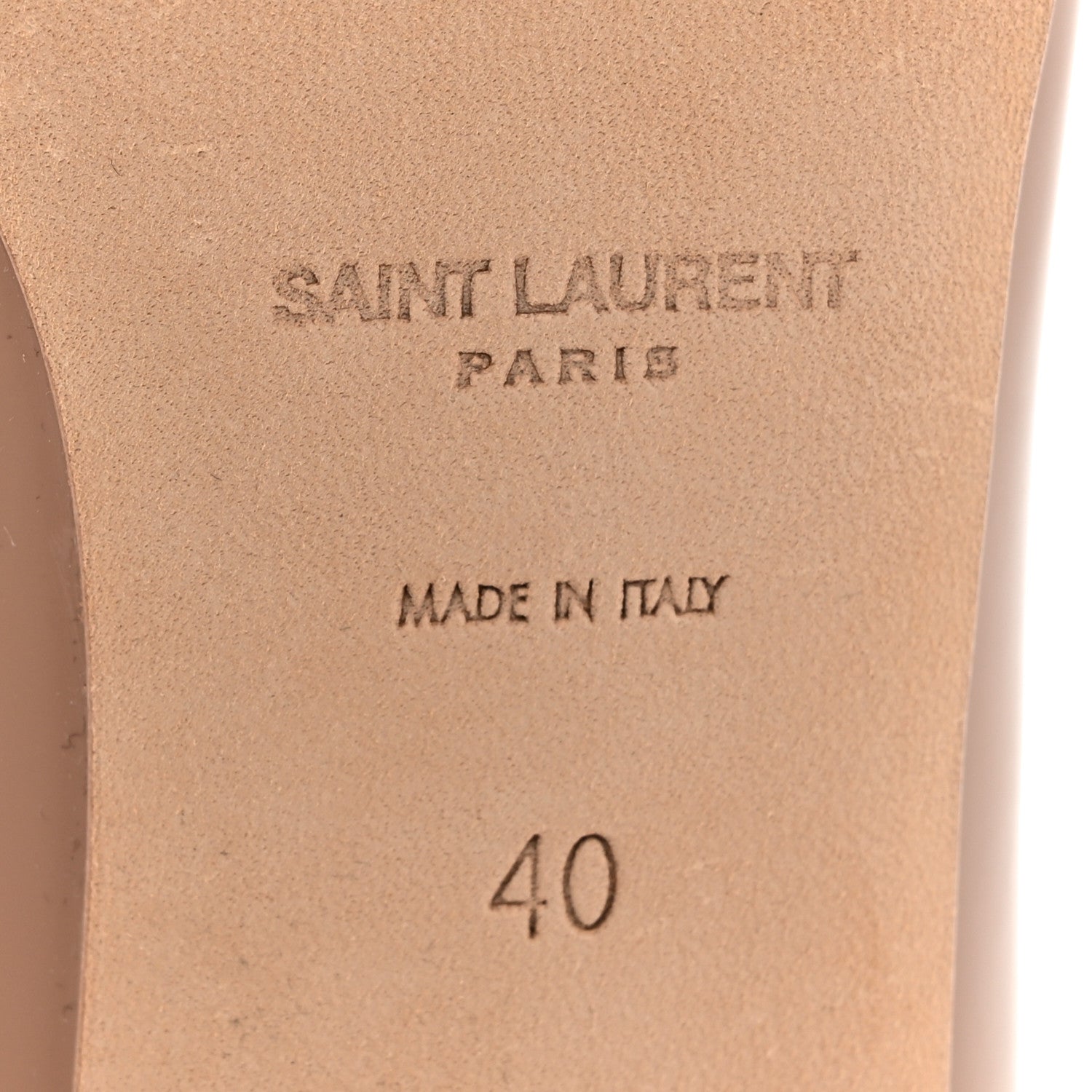 Saint Laurent Patent Anja 105 Pumps 40 Nude 6 of 14